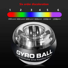 Load image into Gallery viewer, Hands Strengthener Force Power Wrist Ball Gyroscope Spinning Wrist Rotor Gym Hand grip Exerciser Gyro Fitness Ball Muscle Relax
