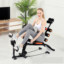Load image into Gallery viewer, Mutifunctional Adjustable Declined Sit Up Bench Cycling Bike Bench-Crunch Push up Board Abdominal Bench with Home Gym Fitness
